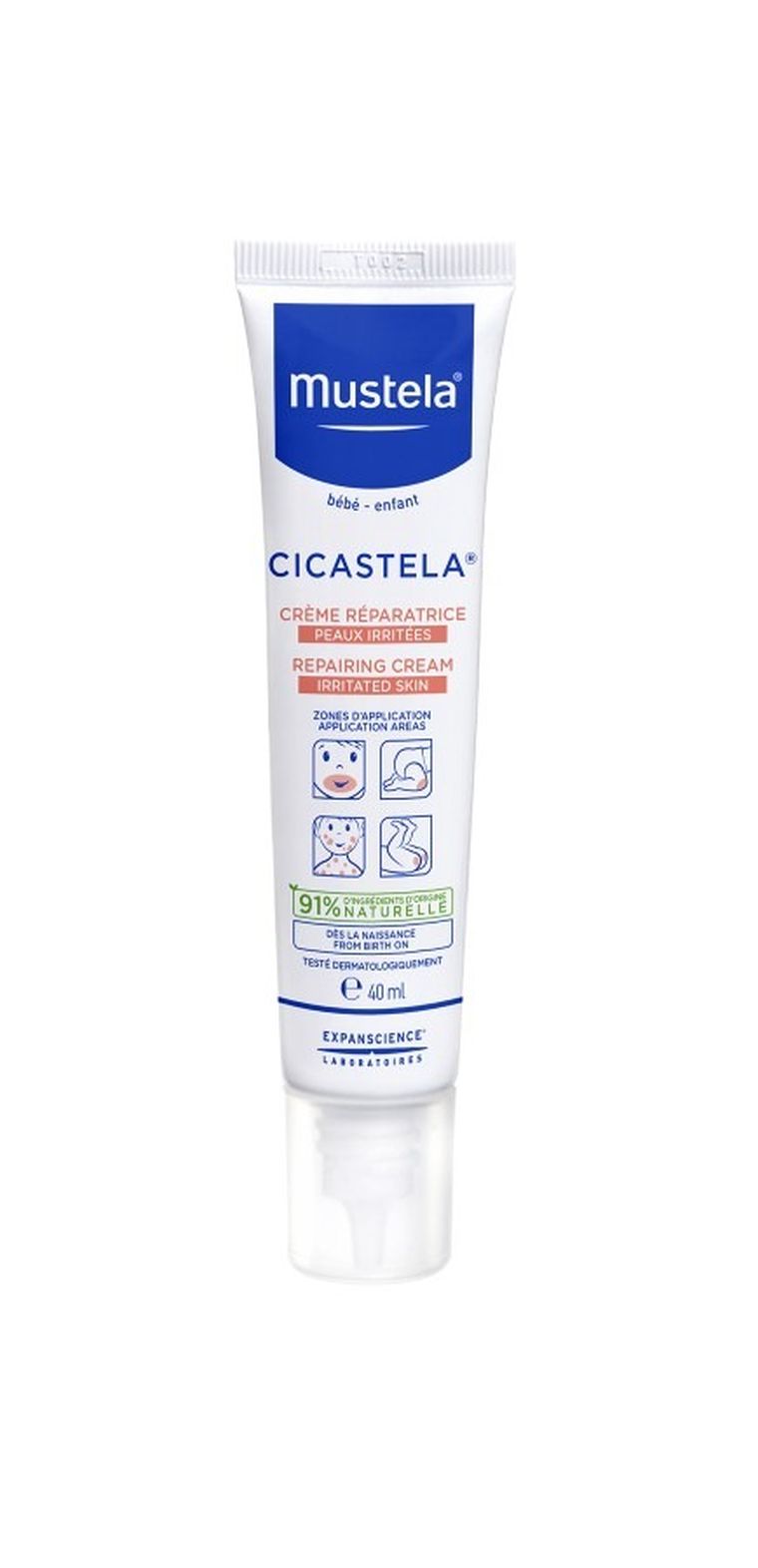Mustela, Cicastela®, krem regeneracyjny, 40 ml