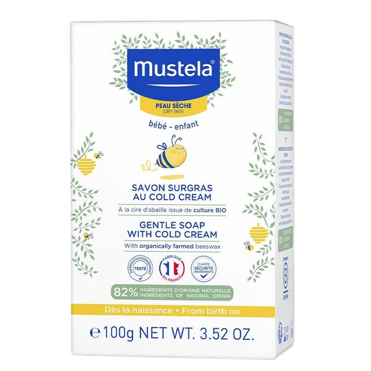 Mustela, Gentle Soap With Cold Cream, delikatne mydło, 100g