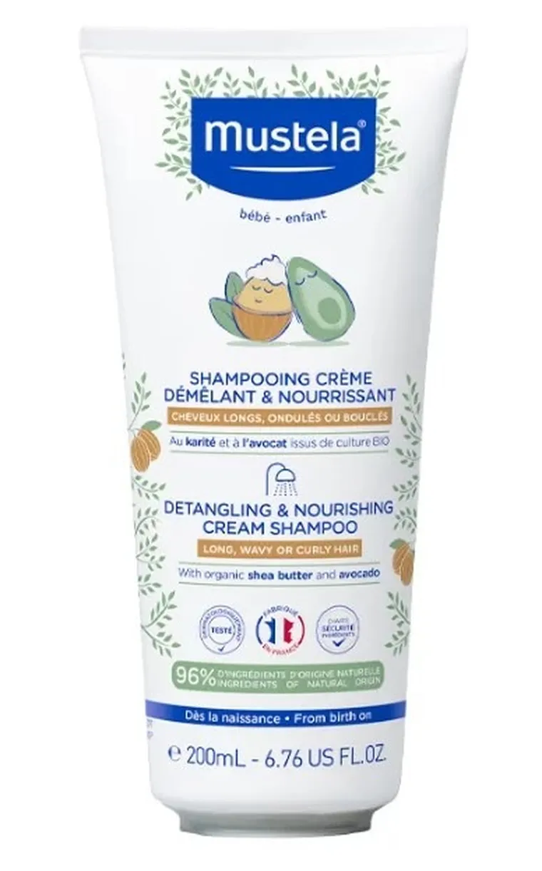 Mustela, odżywczy szampon ułatwiający rozczesywanie, 200 ml