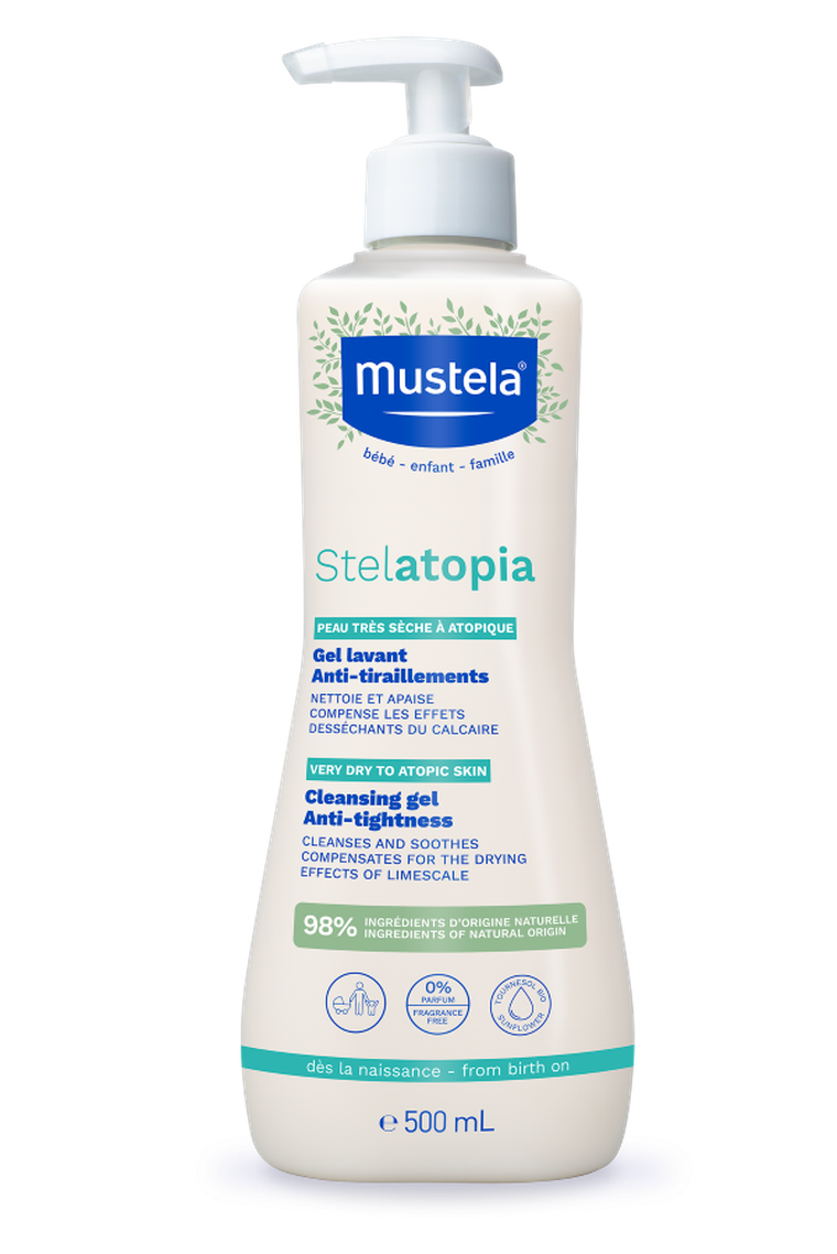 Mustela, Stelatopia, żel myjący, 500 ml