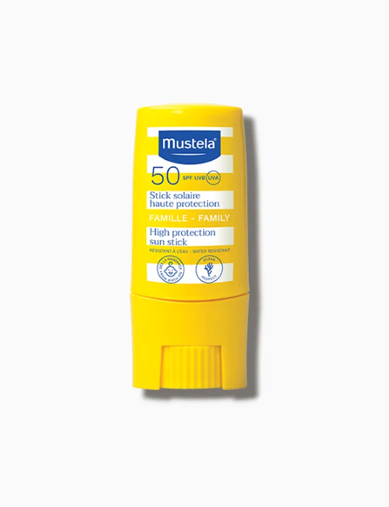Mustela, sztyft przeciwsłoneczny, SPF 50+, 9 ml