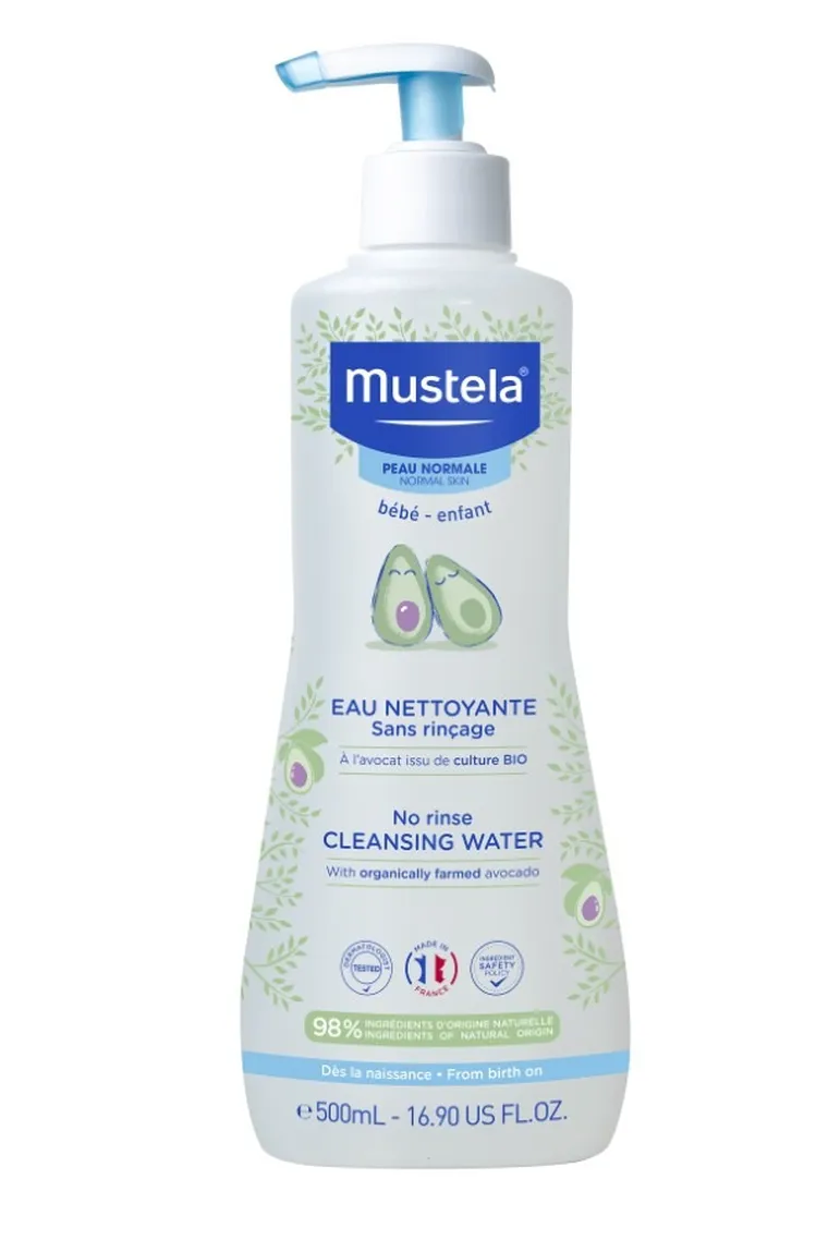 Mustela, woda oczyszczająca bez spłukiwania, 500 ml