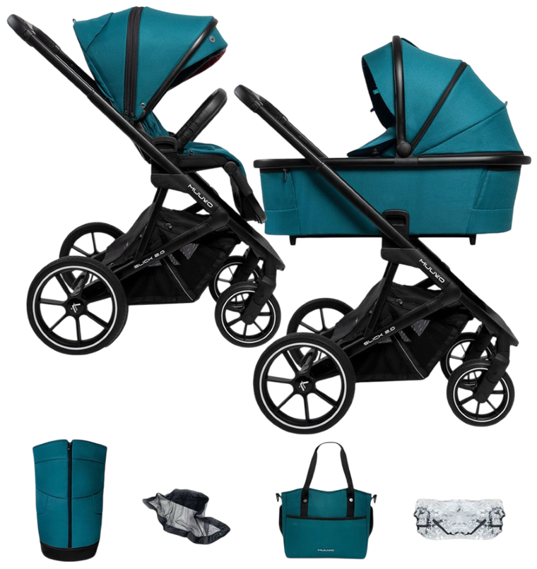 Muuvo, Slick 2.0, wózek wielofunkcyjny, 2w1, Tropical Green