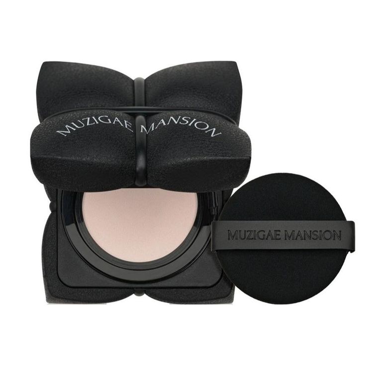 Muzigae Mansion, Sleek Matt Cushion Pressed Foundation, podkład prasowany SPF50+, N19, 15g