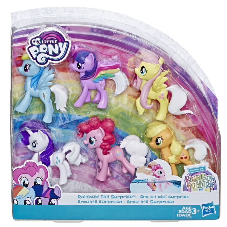 My Little Pony, Tęczowa przemiana, zestaw kucyków, 6 szt.