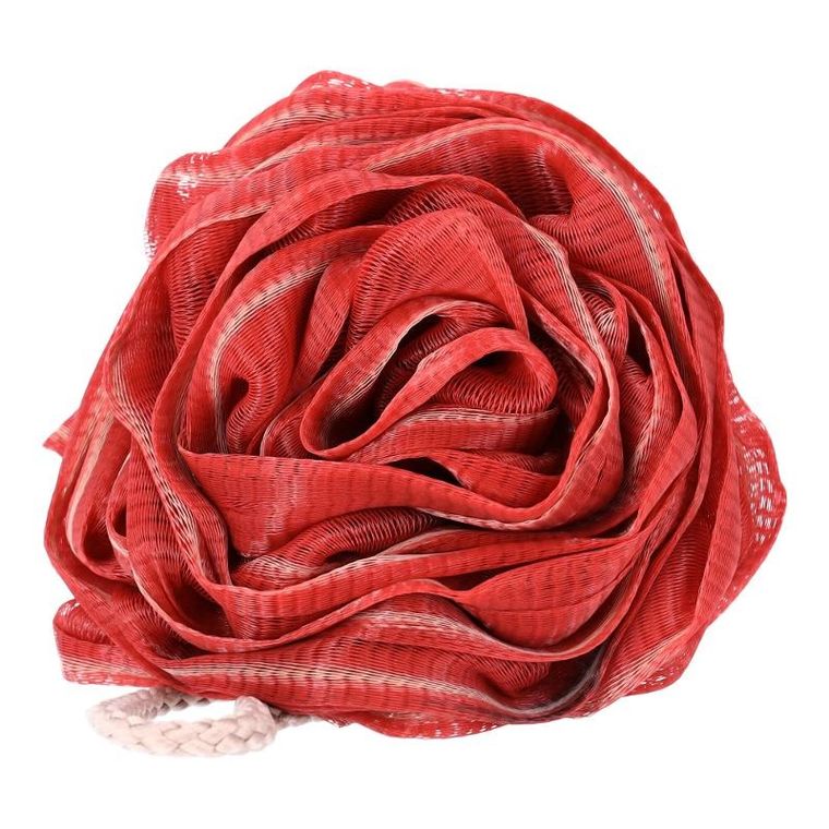 Myjka do kąpieli w kształcie róży, czerwona