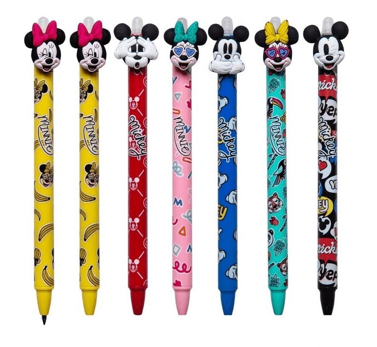 Myszka Miki, długopis automatyczny, wymazywalny