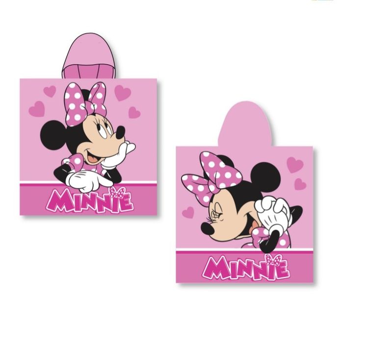 Myszka Minnie, poncho, okrycie kąpielowe, 55-110 cm