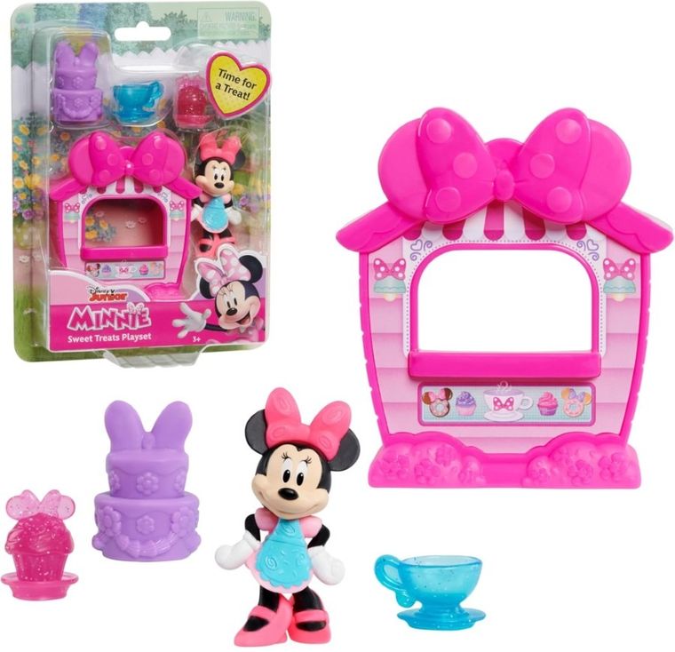 Myszka Minnie, Słodkie przekąski, zestaw: figurka + akcesoria