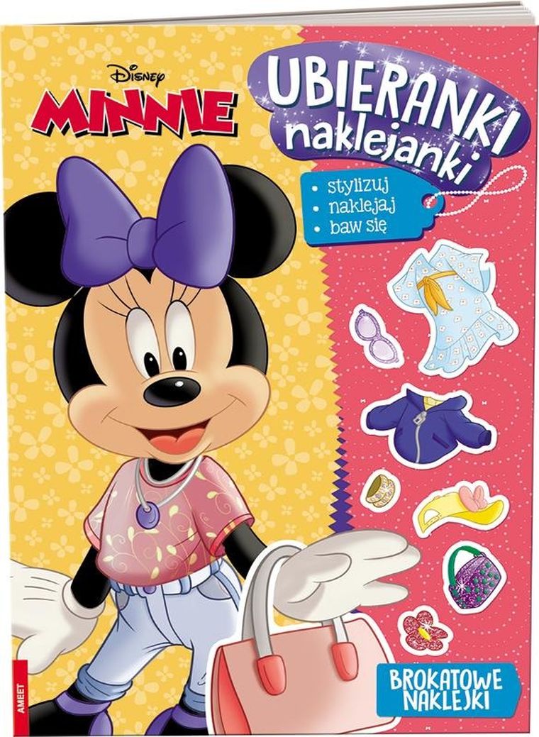 Myszka Minnie. Ubieranki naklejanki