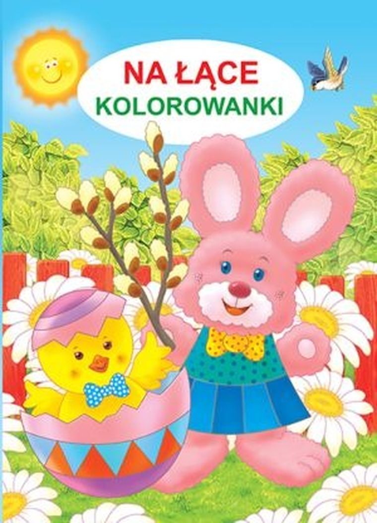 Na łące. Kolorowanka