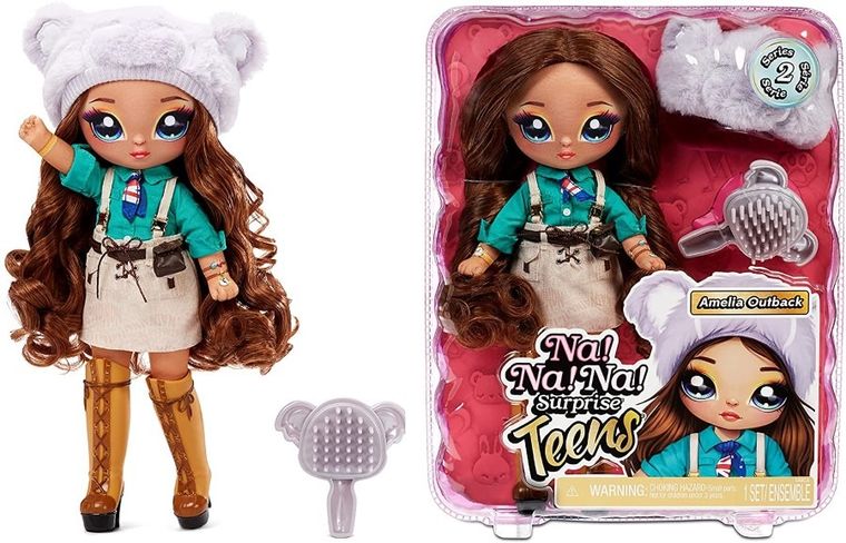Na! Na! Na! Surprise Teens, Amelia Outback, lalka, 28 cm