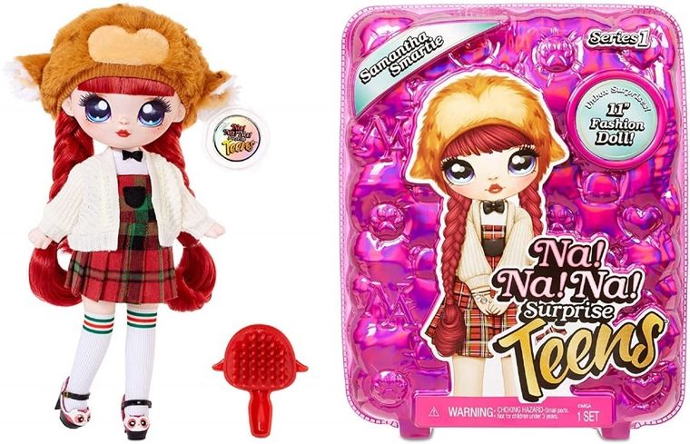 Na! Na! Na! Surprise Teens, Samantha Smartie, lalka, 28 cm