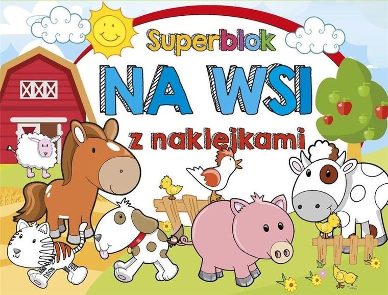 Na wsi. Superblok z naklejkami