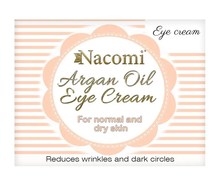 Nacomi, Argan Oil, arganowy krem pod oczy, 15 ml