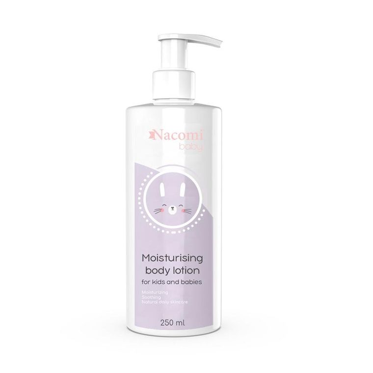 Nacomi, Baby Moisturising Body Lotion, emulsja nawilżająca dla dzieci i niemowląt, 250 ml