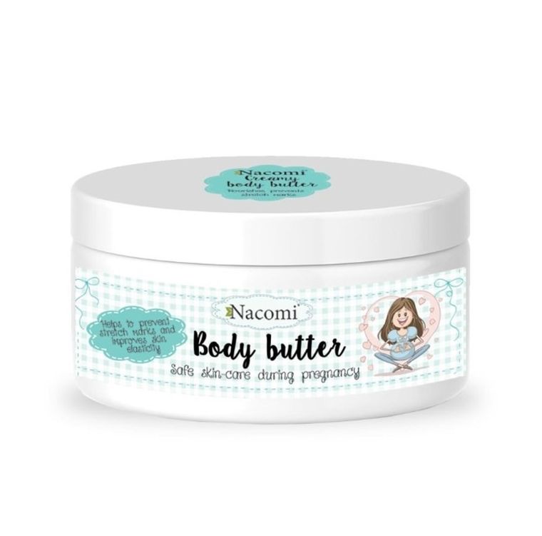 Nacomi, Body Butter, kremowe masło dla kobiet w ciąży, 100g