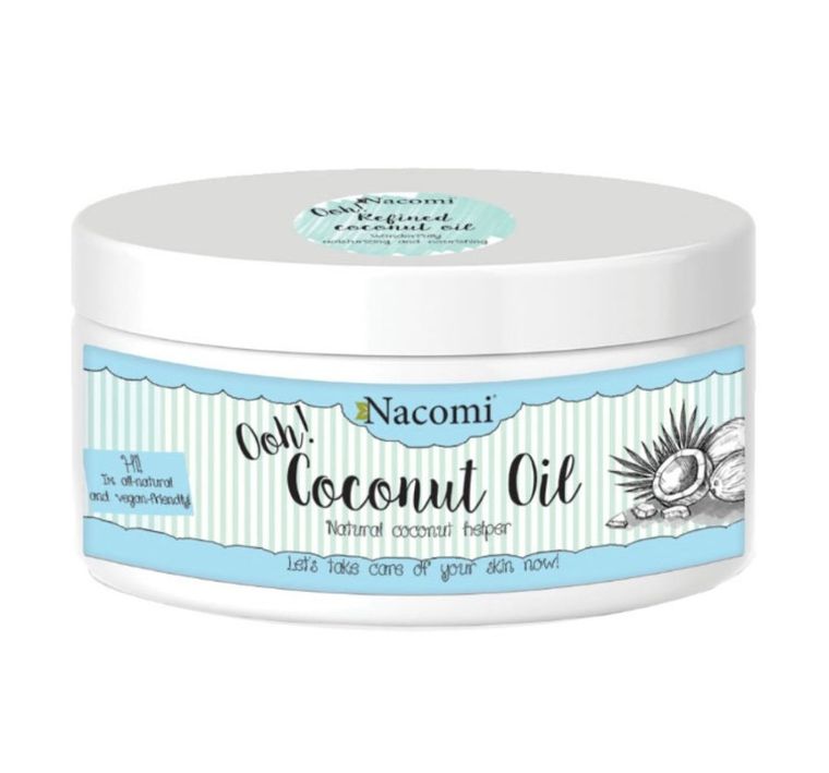 Nacomi, Coconut Oil, olej kokosowy, rafinowany, 100 ml