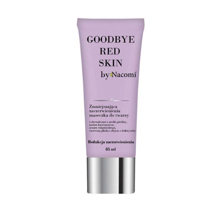 Nacomi, Goodbye Red Skin, zmniejszająca zaczerwienienia maseczka do twarzy, 85 ml