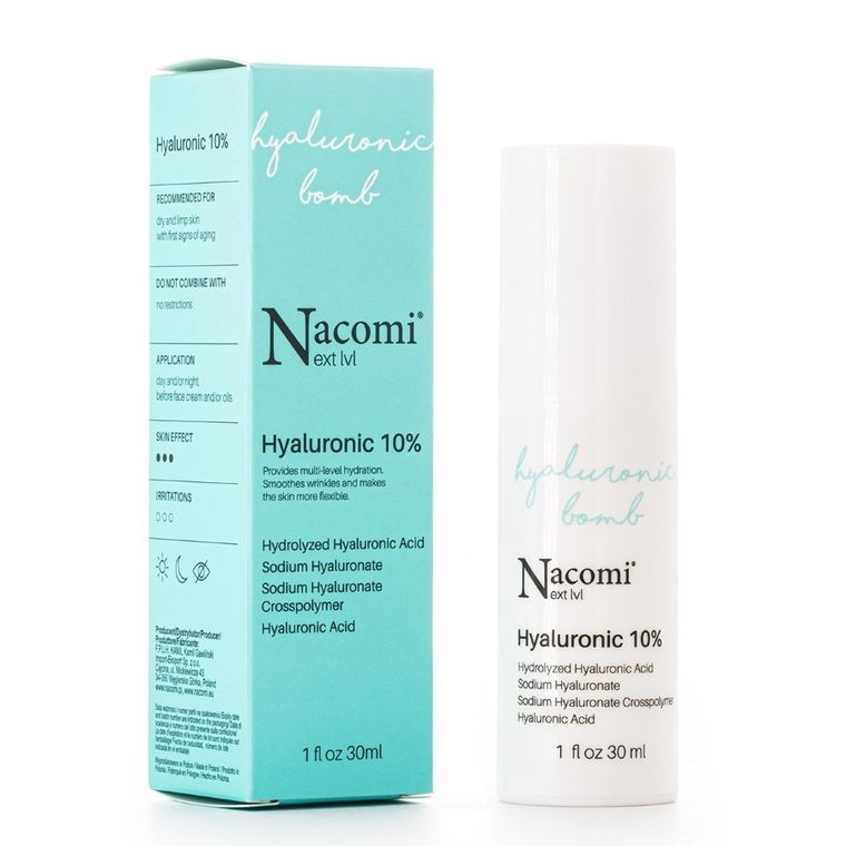 Nacomi, Next Level, Kwas Hialuronowy, 10%, 30 ml