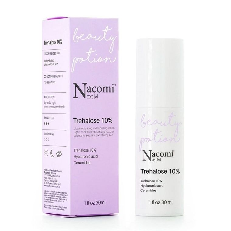 Nacomi, Next Level Trehaloza 10%, multifunkcyjne serum do twarzy, 30 ml
