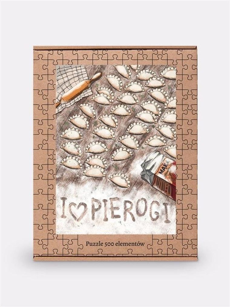 Nadwyraz, I love pierogi, puzzle, 500 elementów