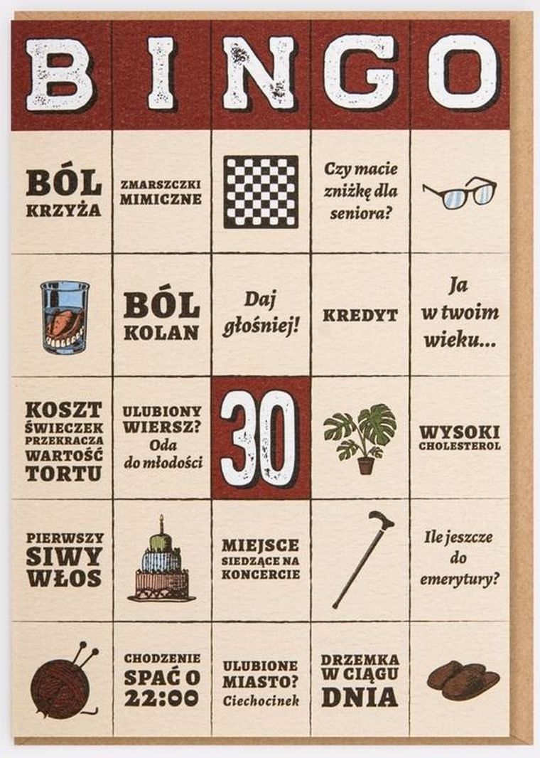 Nadwyraz, karnet, Urodziny, Bingo 30 lat!