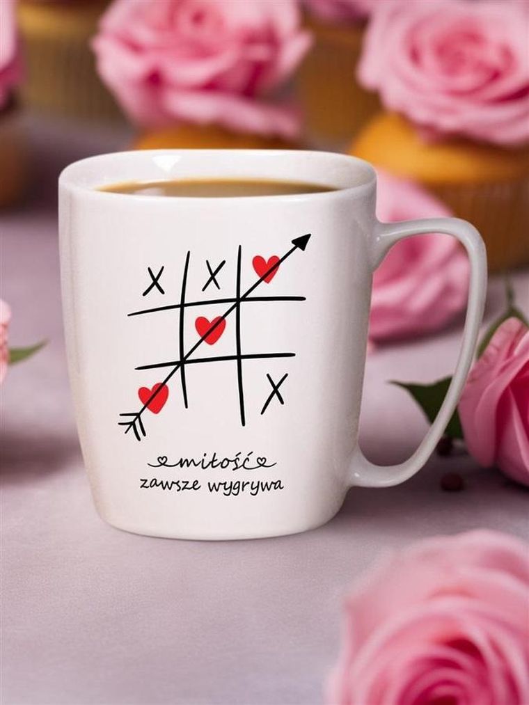 Nadwyraz, kubek, miłość zawsze wygrywa, 380 ml