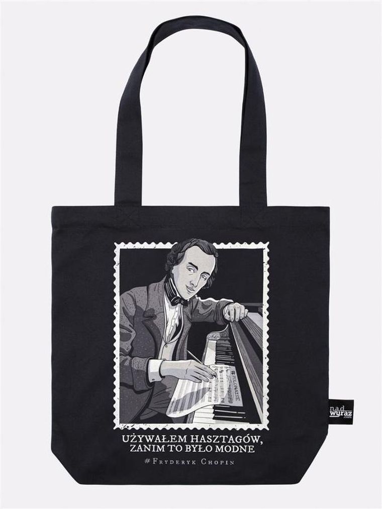 Nadwyraz, torba bawełniana, Fryderyk Chopin
