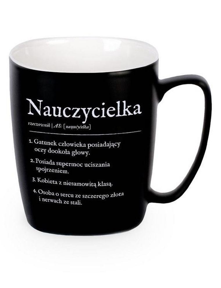 Nadwyraz.com, kubek nauczycielka