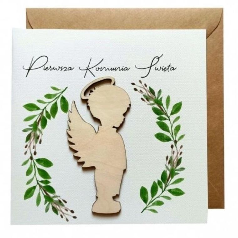Naem, kartka, Pierwsza Komunia Święta