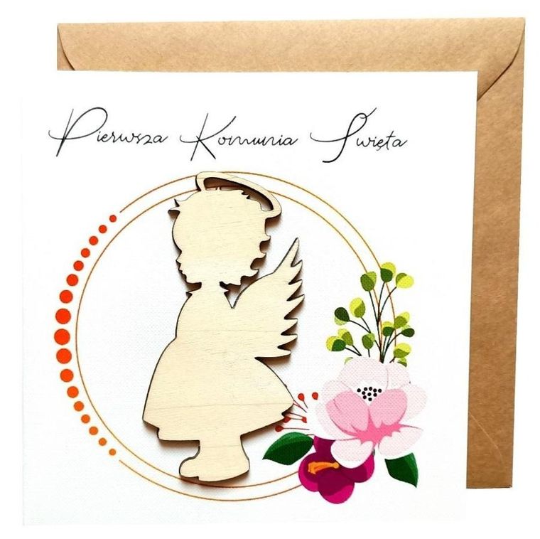 Naem, kartka, Pierwsza Komunia Święta