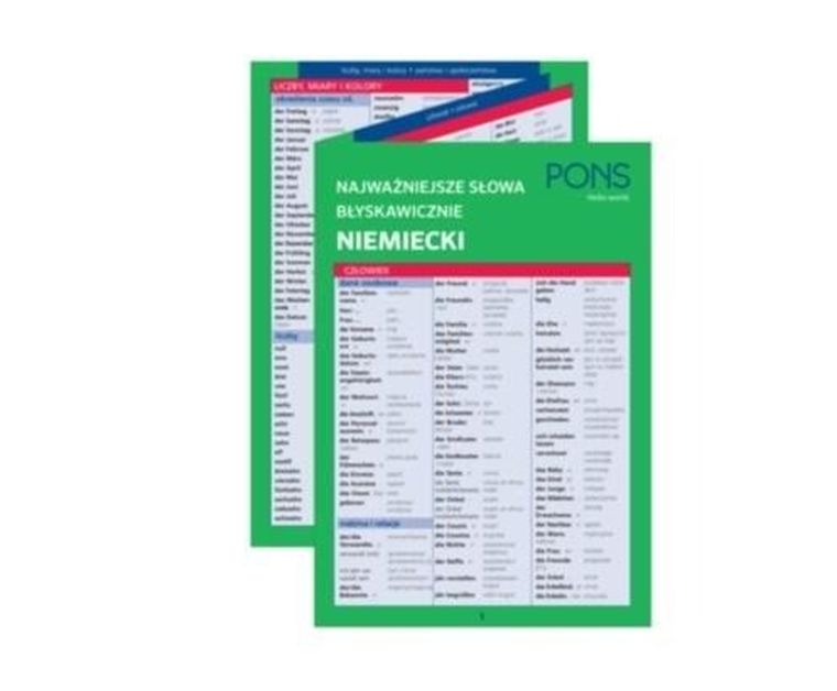 Najważniejsze słowa błyskawicznie. Niemiecki