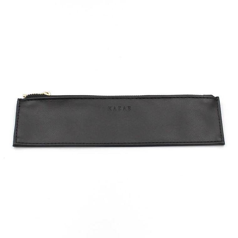 Nakabayashi, etui na długopis, skórzane, Kaza-E, czarny