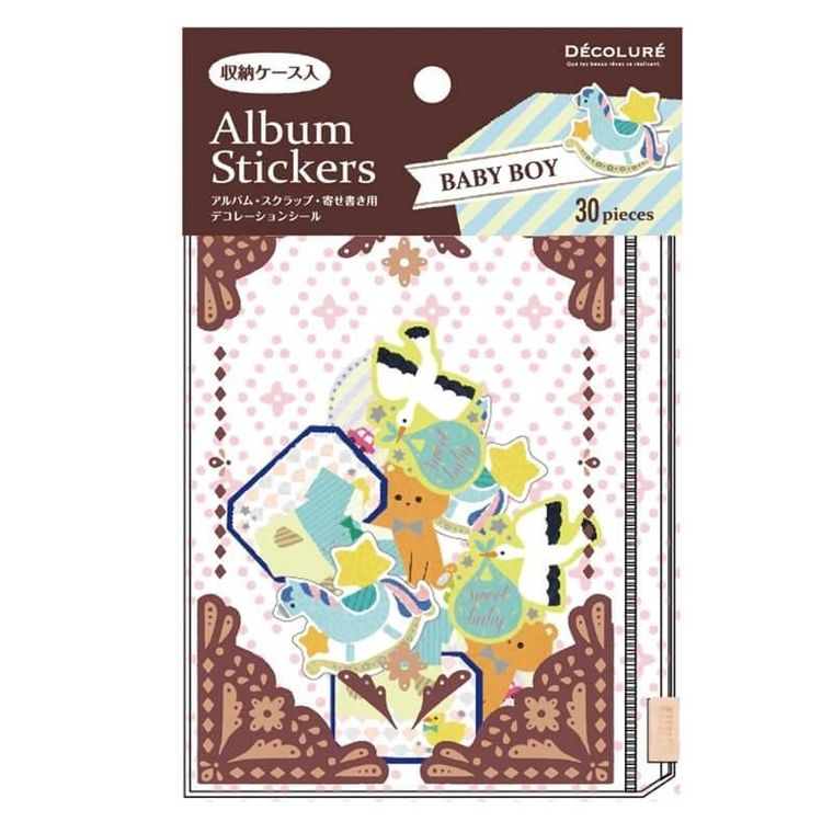 Nakabayashi, naklejki w zamykanej kopercie, Decolure