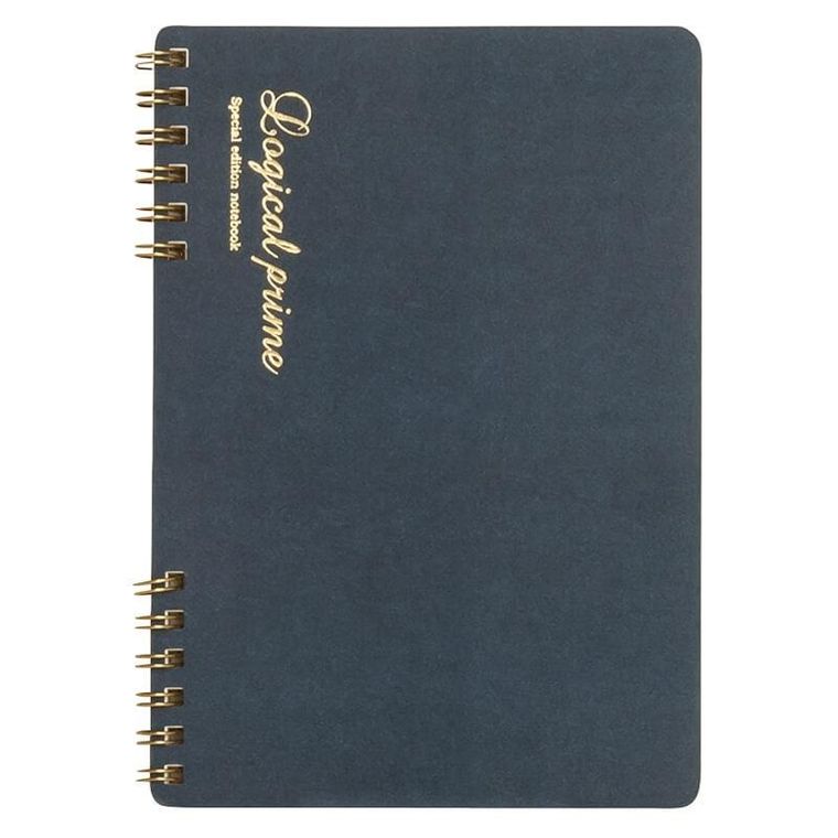 Nakabayashi, notatnik, A5, linia, 6 mm, Logical Prime, niebieski, 1 szt.