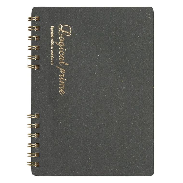 Nakabayashi, notatnik, A6, kratka, Logical Prime SB, szary, 1 szt.