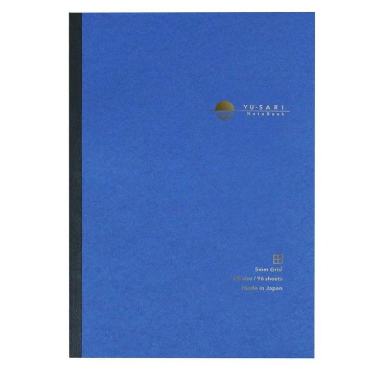 Nakabayashi, notatnik, B5, kratka, 5 mm, Yu-Sari niebieski, 1 szt.