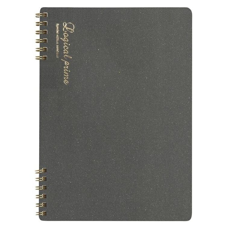 Nakabayashi, notatnik, B5, kratka, Logical Prime, szary, 1 szt.