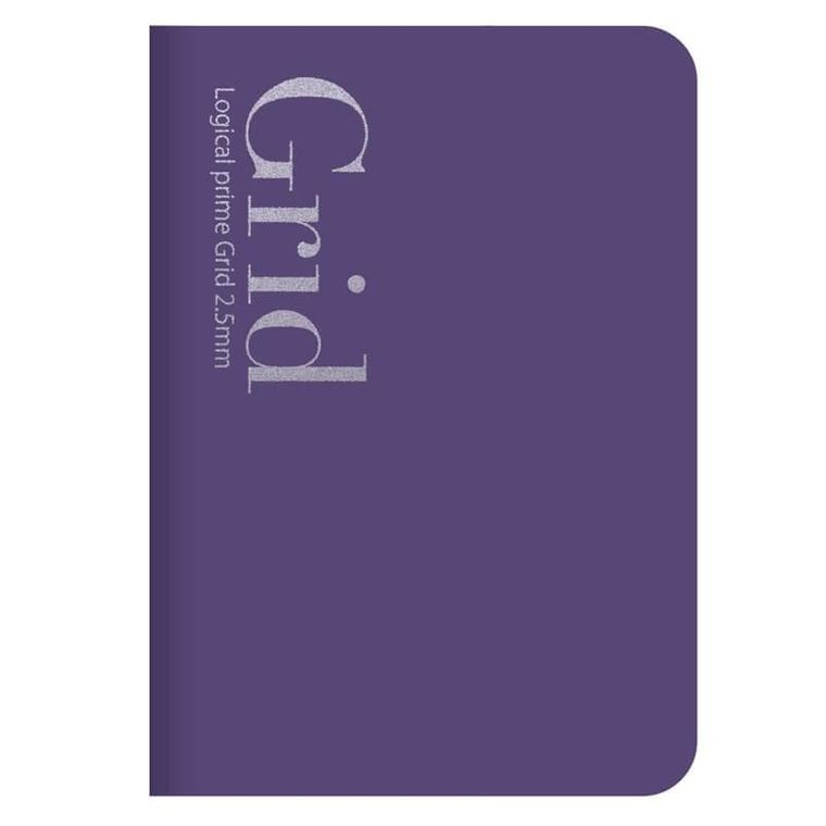 Nakabayashi, notatnik, B6, kratka, Logical Prime Grid, 2,5 mm, 1 szt.