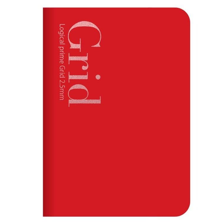 Nakabayashi, notatnik, B6, kratka, Logical Prime Grid, 2,5 mm, 1 szt.