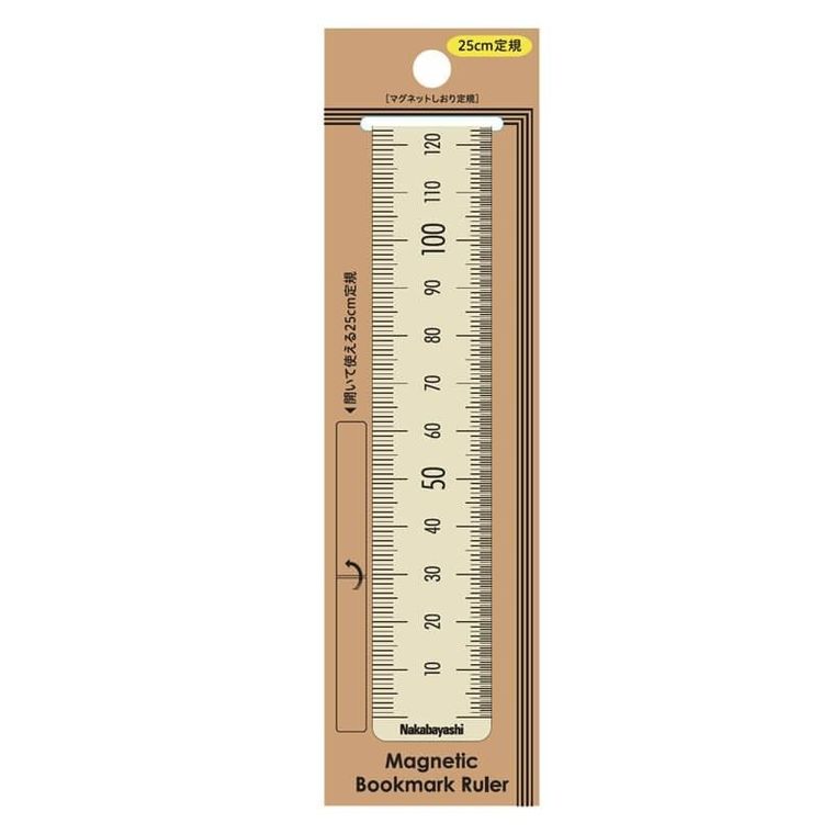 Nakabayashi, zakładka magnetyczna do książek, 25 cm, kość słoniowa