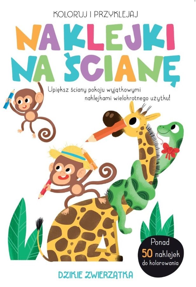 Naklejki na ścianę. Dzikie zwierzątka