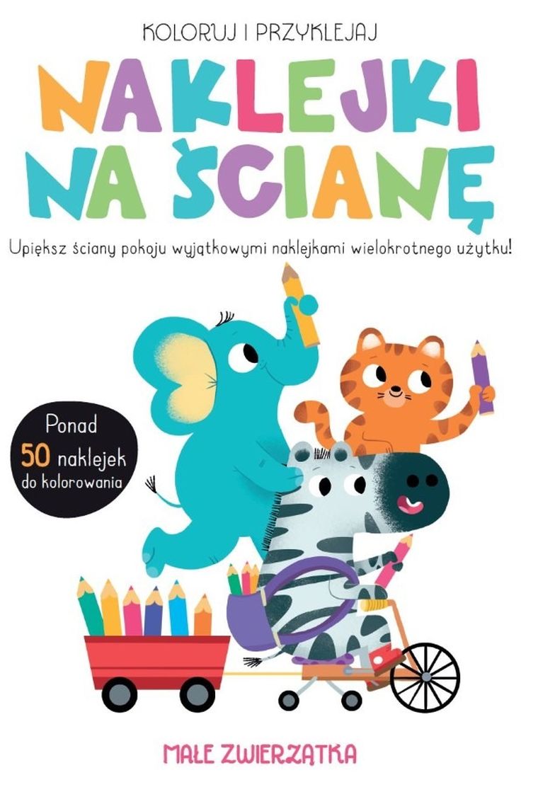 Naklejki na ścianę. Małe zwierzątka