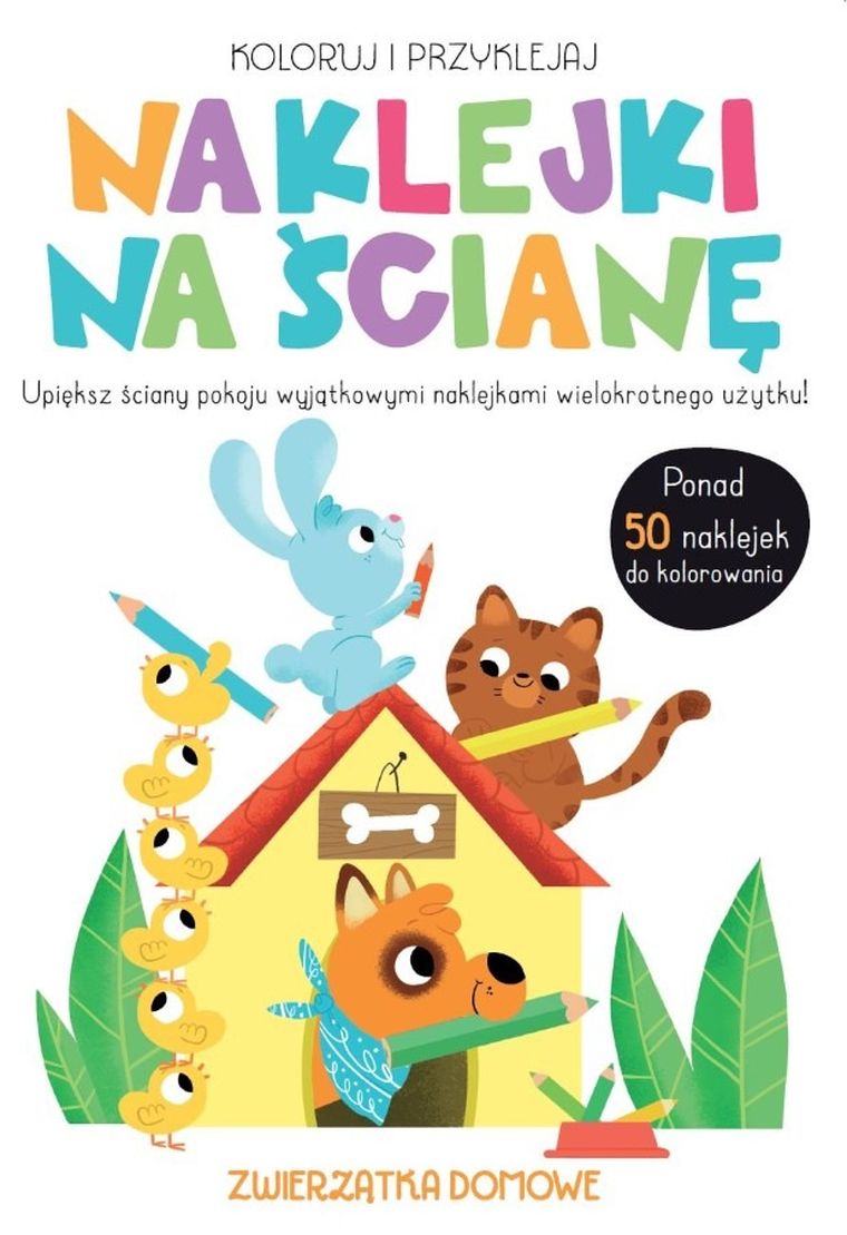 Naklejki na ścianę. Zwierzątka domowe