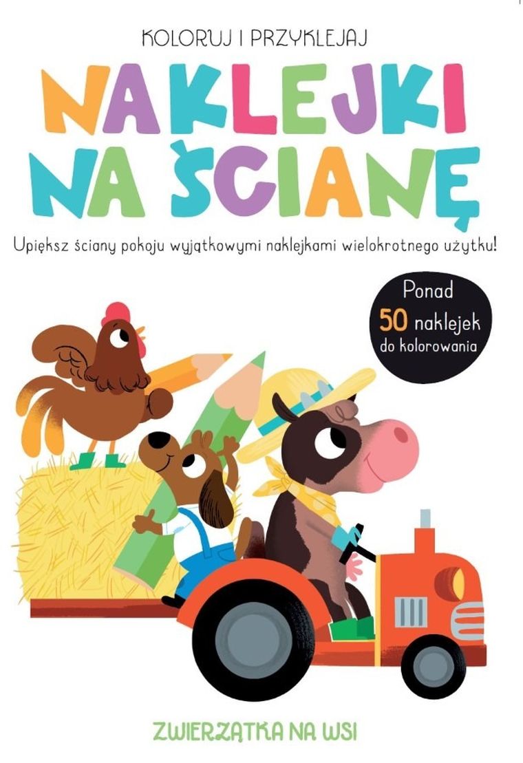 Naklejki na ścianę. Zwierzątka na wsi