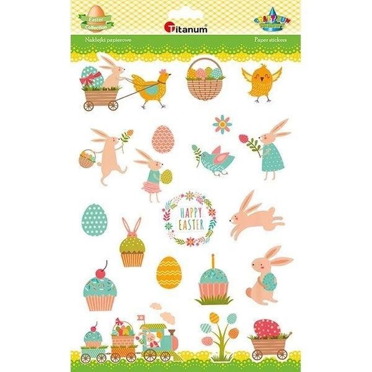 Naklejki papierowe, Wielkanoc mix