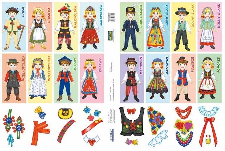 Naklejki, stroje regionalne