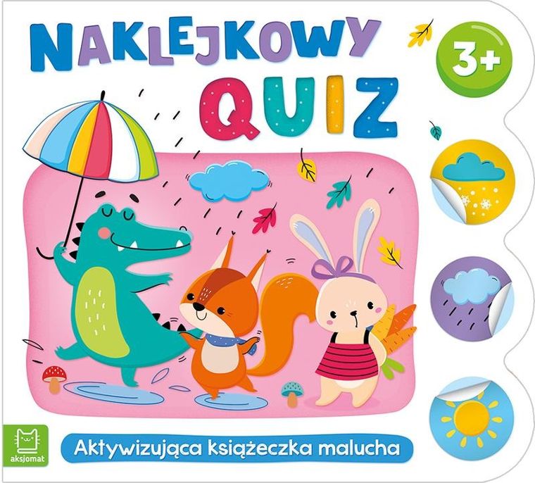Naklejkowy quiz. Aktywizująca książeczka malucha. 3+