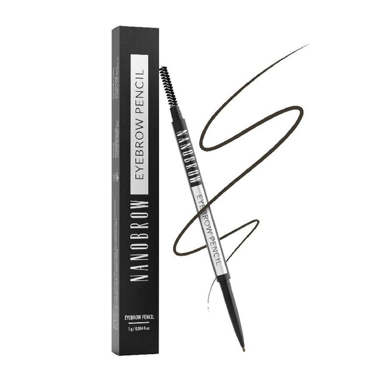 Nanobrow, Eyebrow Pencil, kredka do precyzyjnego makijażu brwi, Dark Brown, 1g